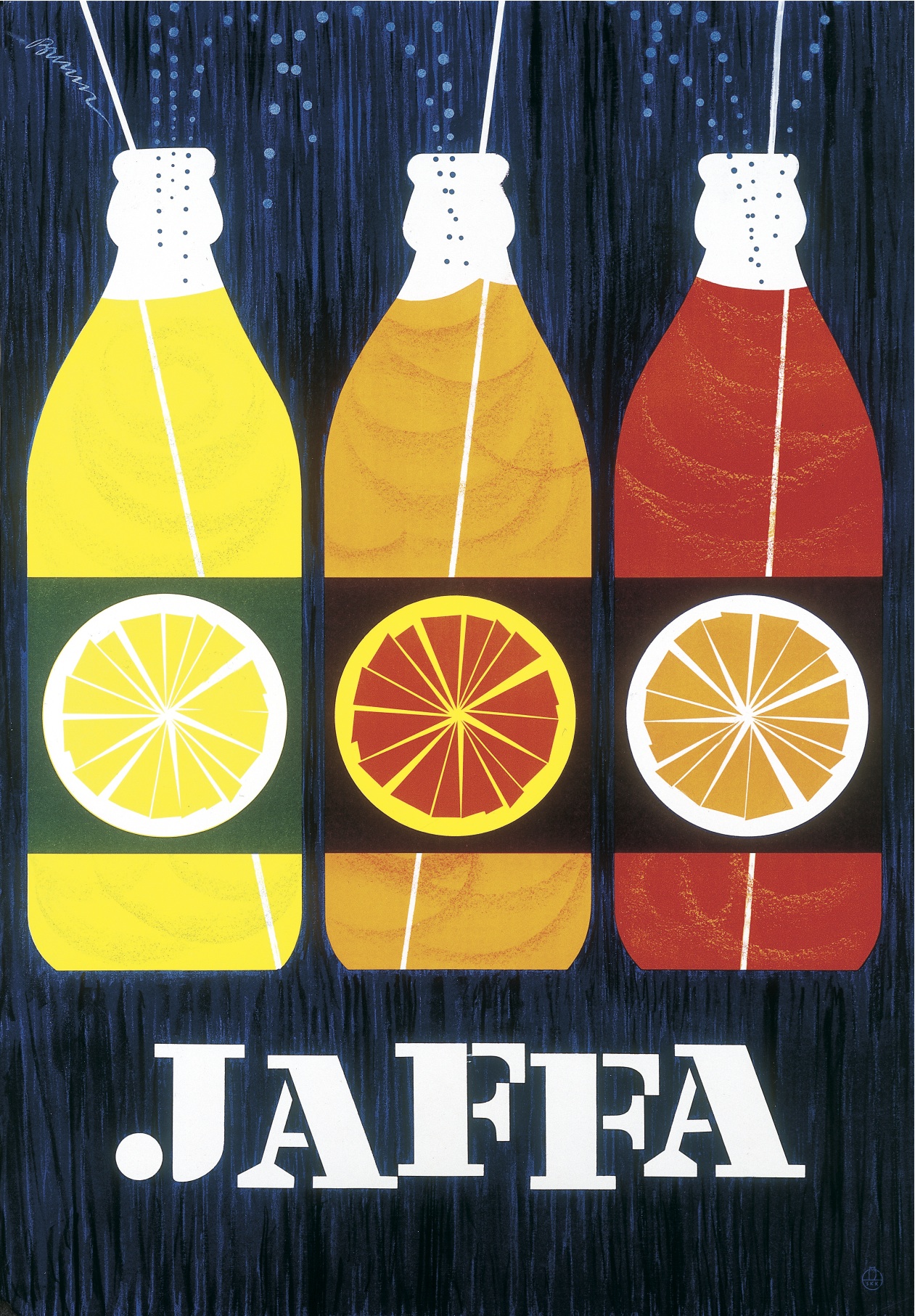 Jaffa ulkomainosjuliste 1959